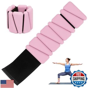 Adjustable Wrist Weights Set of 2, 2lb Silicone Weight Bracelets Fits for Wom - Picture 1 of 5