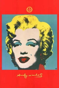 ANDY WARHOL Marilyn 35.5" x 23.5" Poster 1996 Pop Art - Picture 1 of 4