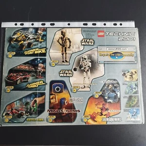 Lego advertising pampflet poster. 2001. Size A4. Technic. - Picture 1 of 2