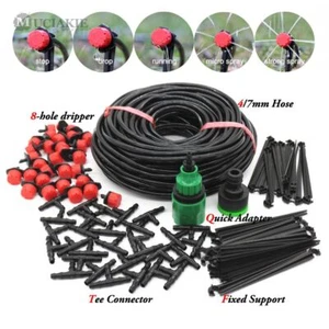 Automatic Garden Watering Irrigation System Drip Hose Kit For Plants Easy Setup - Imagen 1 de 32