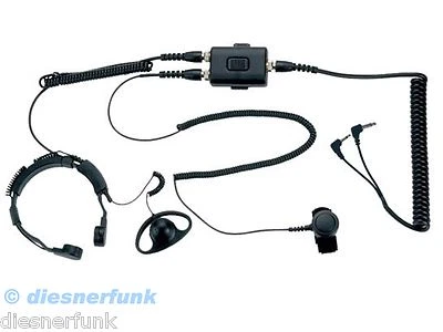 ALBRECHT MIDLAND AE38 S2a Kehlkopf Profi Headset Security Alan G7 G8 G9 M48 M99