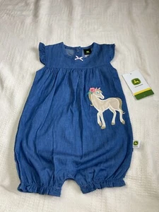 Traje corto John Deere Chambray Horse 6-9 M - Imagen 1 de 4