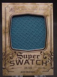 2016-17 ITG Used Super Swatch #SS20 Jeff Friesen  #38/45 - Picture 1 of 2