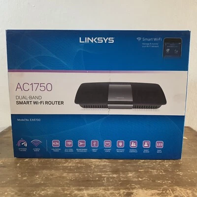 Linksys AC1750 Dual-Band Smart Wi-Fi Router Model No. EA6700 2017 Open Box - Image 1 of 3
