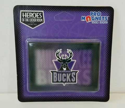 NBA Milwaukee Bucks Magnet 1998 Pro Magnets Crown Pro Basketball Finals New Cover