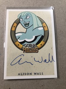 XENA & HERCULES ANIMATED Rittenhouse 2005 AUTOGRAPH CARD by Alison Wall Tethys