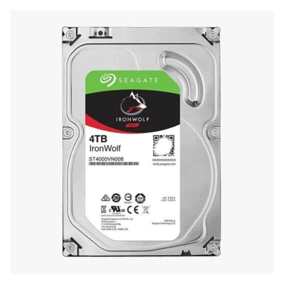 Seagate IronWolf 4TB Sata 6Gb/s 3.5" Internal HDD Hard Disk Drive ST4000VN008 - Image 1 of 3