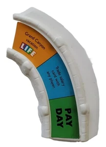 Game Of Life Hill Replacement Piece For Board 1991 White 4" Long PAYDAY - Picture 1 of 6
