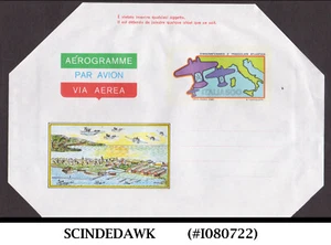 ITALY - 1983 ATLANTIC FLIGHT AIR MAIL AEROGRAMME - MINT - Foto 1 di 1