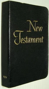 1966 Pocket NEW TESTAMENT KING JAMES VERSION KJV Gods Word For A New World Leath - Picture 1 of 5