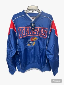 Kansas Jayhawks KU NCAA Team Edition Windbreaker with front pockets NWT - Picture 1 of 1
