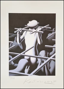 MARK KOSTABI * Untitled * 70 x 50 cm * lithograph * Kunstdruck * limited # xx/50 - Picture 1 of 8
