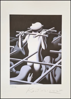MARK KOSTABI * Untitled * 70 x 50 cm * lithograph * Kunstdruck * limited # xx/50 - Bild 1 von 4