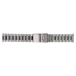 Stalux Edelstahl Uhrenarmband - Silber - 22 mm - Ersatz-Armband - Bild 1 von 2