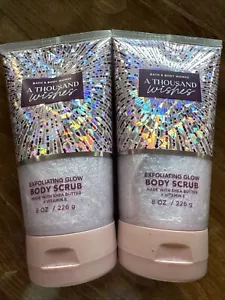 Exfoliante corporal Bath & Body Works A Thousand Wishes brillo exfoliante 8 oz NUEVO OTOÑO X2 - Imagen 1 de 1