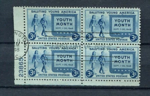 USA : Scott # 963 - Plate Block # 23865 - used - Picture 1 of 1