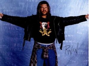 AUTOGRAPHED RAVEN 11x14 POSTER Hand Signed Wrestling COA ECW - Foto 1 di 1