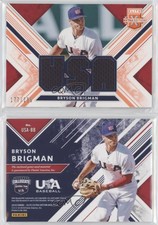 2019 Elite Extra Edition USA National Team Materials Orange /199 Bryson Brigman