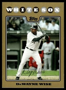 2008 Topps Updates & Highlights Gold DeWayne Wise 1481/2008 Chicago White Sox - Picture 1 of 2