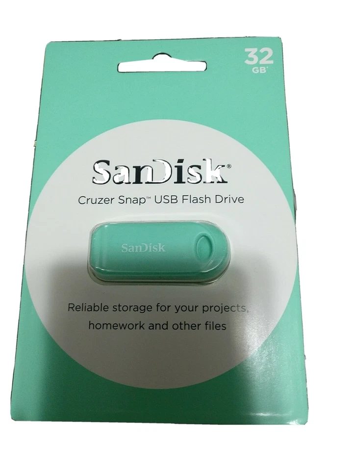 SanDisk Cruzer Snap 32GB USB Flash Drive New - Image 1 of 1