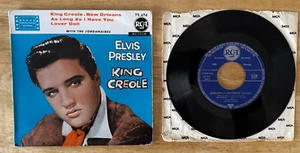 45 7" FRENCH EP ELVIS PRESLEY KING CREOLE 3rd PRESSING - Picture 1 of 2