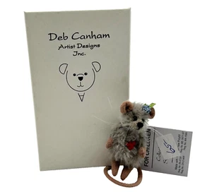 Angelina Deb Canham Mohair Mini Mäuse Figur Plüsch Puppe Limitiert E 771 / 1200 - Bild 1 von 5
