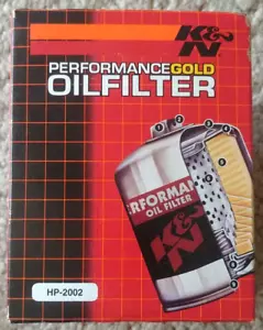 NEW - K&N Filters HP-2002 Performance Oil Filter - Picture 1 of 5