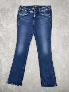 Silver Jeans Womens Size W30/L33 Suki Slim Bootcut Boot Denim Mid Rise Pants - Picture 1 of 8