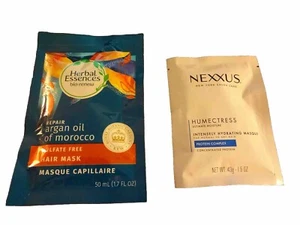 NEXXUS HUMECTRESS INTENSELY HYDRATING MASQUE 1.5 OZ & HERBAL ESSENCE 1.7 MASK - Picture 1 of 2