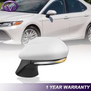 Espejo retrovisor lateral del conductor para Toyota Camry 2018-2020 eléctrico térmico BSM intermitente izquierdo - Imagen 1 de 7