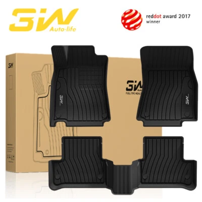 3W Floor Mats For Mercedes Benz CLA 2020-2023 / GLA 2021-2023 TPE Weather Liner - Image 1 of 4