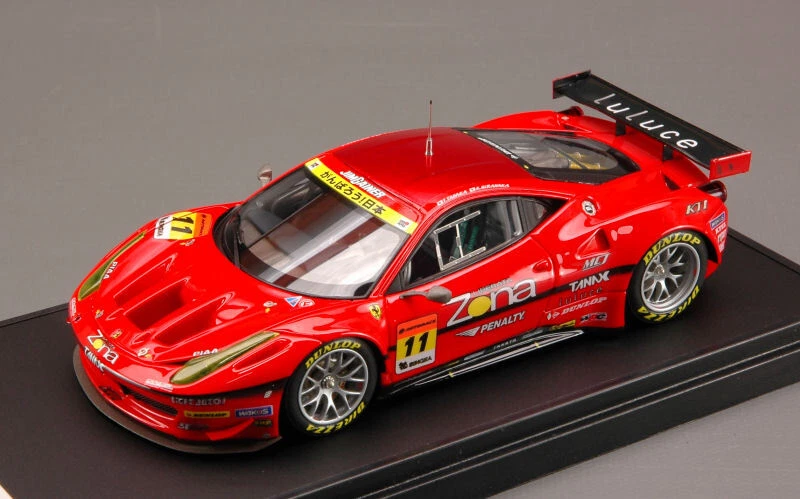 Modellino auto scala 1:43 Ebbro FERRARI 458 GT2 N.11 SUPER GT 300 diecast mod... - Immagine 1 di 1