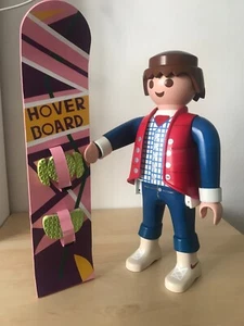 PLAYMOBIL Géant MARTY MCFLY SKATEBOARD RETOUR VERS LE FUTUR XXL BTTF 65 Cm - Picture 1 of 4