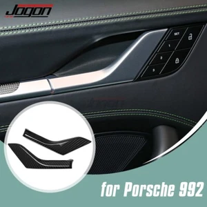 Dry Carbon Interior Door Handle Trim For Porsche 911 992 Carrera Turbo 2019-2024 - Bild 1 von 13