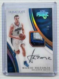 Camiseta deportiva Immaculate Mario Hezonja 2016-17 parche automático número #2/8 - Imagen 1 de 2