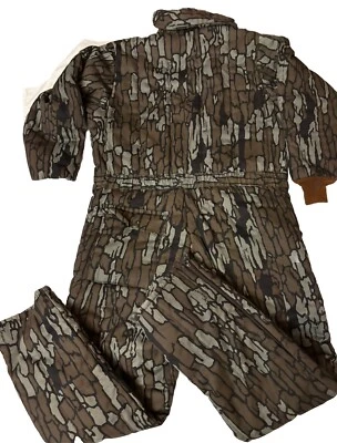 Vintage Blue Bill By RedHead Trebark Insulated Coveralls Men’s L R Hunting Cammo - Image 1 of 4