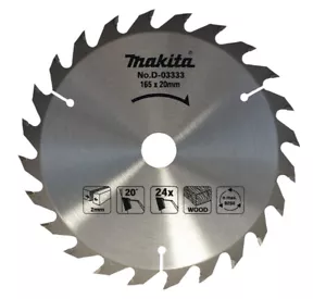 Makita 165mm 24T Circular Saw Blade 165x20mm 24T D-03333 - Picture 1 of 1