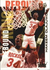 1994-95 Ultra Rebound Kings Houston Rockets Basketball Card #6 Hakeem Olajuwon