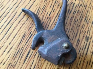 Miniature Vintage Hand Held Paper, Leather, Thin Metal Hole Punch - Picture 1 of 4