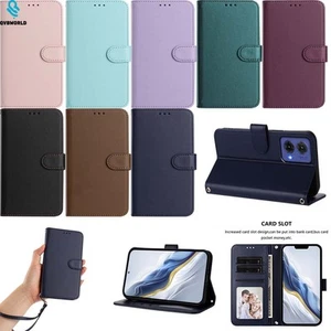 Case for Motorola Edge 60 Pro 60 50 40 30 Luxury Leather Wallet Case Phone Cover - Picture 1 of 20