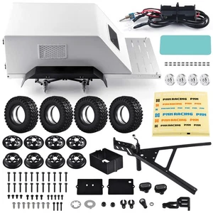 Remolque cámper RC con carcasa para accesorios de actualización de oruga de coche de radiocontrol de 1/10 - Imagen 1 de 11