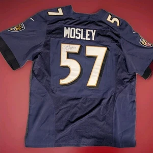 Balto Raven NFL Mosley #57 Jersey AUTOGRAPHED JSA Men's 48 XL Nike On Field - Picture 1 of 11