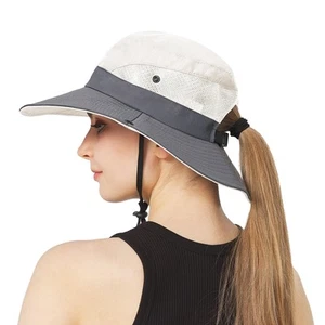AGLIFEFY Cappelli a Secchiello da Sole per Donna Cappello da Pesca Traspirante Tesa Larga Protezione UV... - Foto 1 di 7