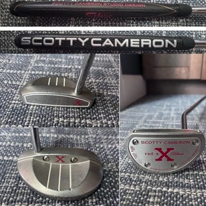 Scotty Cameron Red X Putter 35” – New Scotty Cameron Pistol Grip-Stainless Steel - Picture 1 of 11