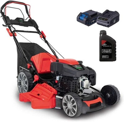 Scheppach MS225-56E Benzin-Rasenmäher Mäher 6PS 56cm 65L E-Start inkl. 0,6L Öl - Bild 1 von 4