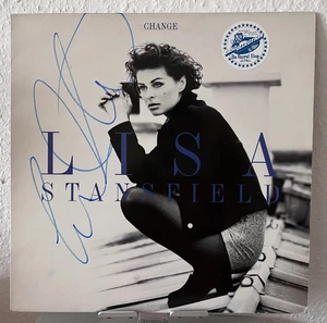 ORIGINAL Autogramm von Lisa Stansfield . Auf VINYL 12". CHANCE - Picture 1 of 1