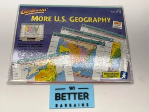 Geosafari More U.S. Geography EI-8710 10 Cards 20 Lessons Vintage 1989 Complete - Picture 1 of 5