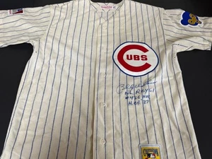 Billy Williams Chicago Cubs Signed Mitchell Ness Jersey NL ROY 61 426 HRs HOF 87 - Picture 1 of 3