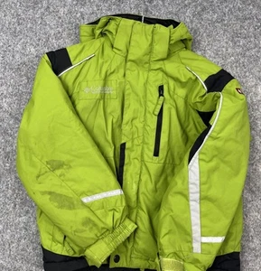 Columbia Kids Green Windbreaker Coat Youth Size 6/7 - Picture 1 of 11