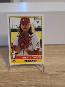 2025 Topps Heritage #181 Rhett Lowder Cincinnati Reds RC STUD QTY - Picture 1 of 2